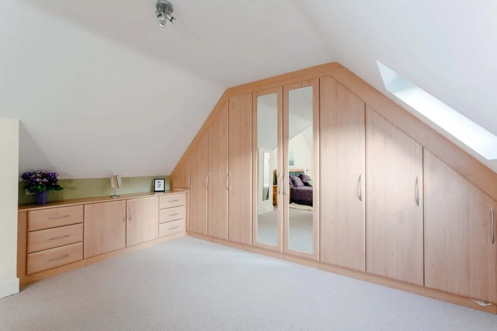 coombed ceiling wardrobes